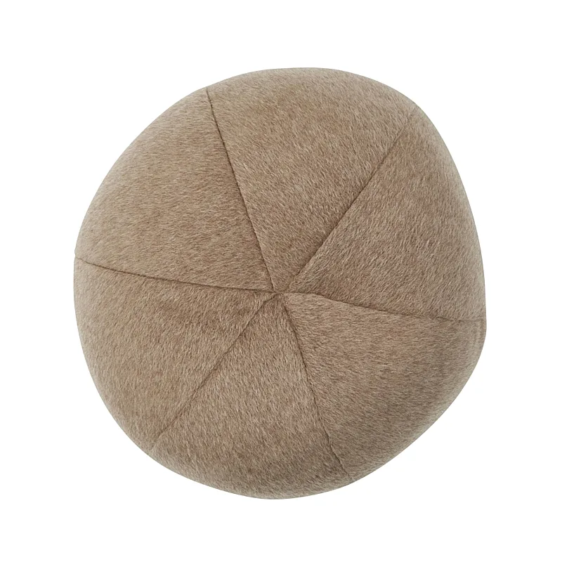 Schumacher Dixon Mohair Sphere Pillow in Driftwood (SO6713001)