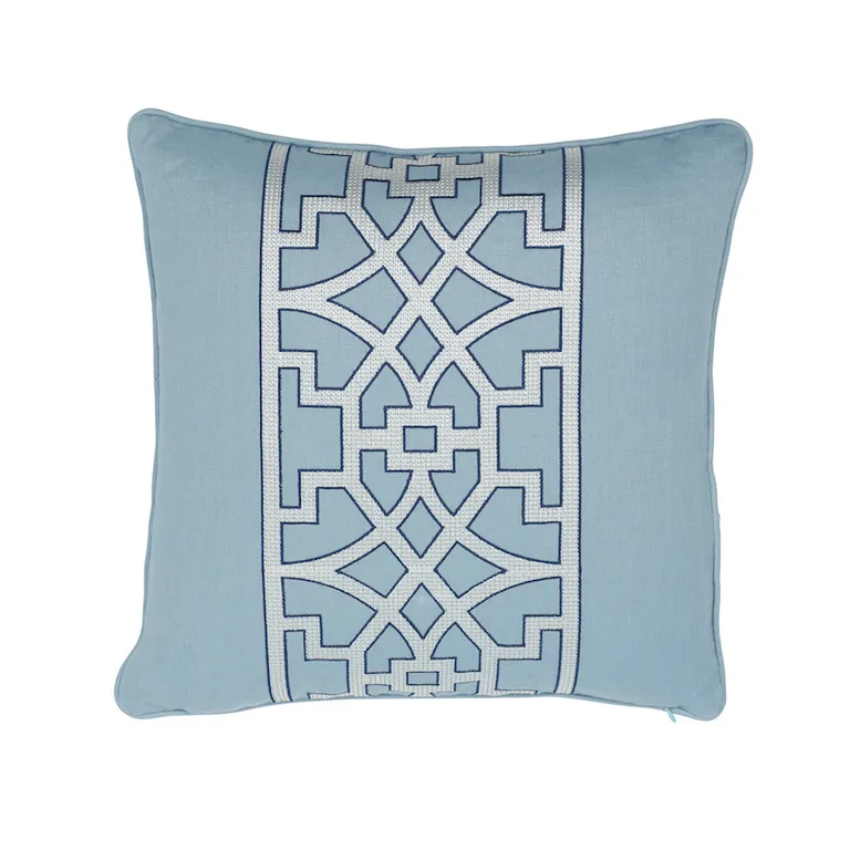Schumacher Don't Fret Pillow in Sky (SO6618404)