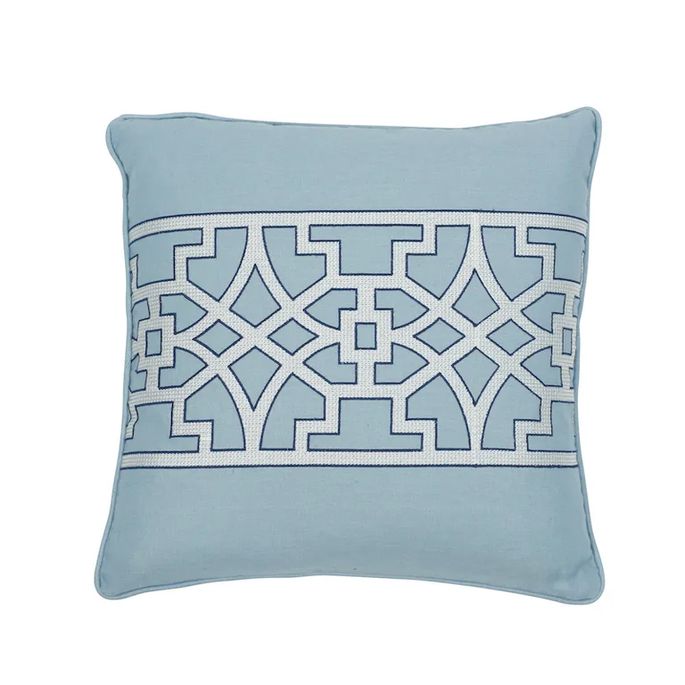 Schumacher Don't Fret Pillow in Sky (SO6618404)