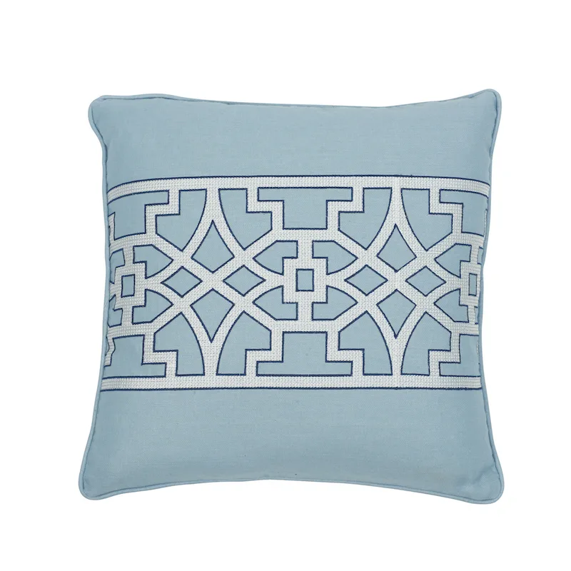 Schumacher Don't Fret Pillow in Sky (SO6618404)