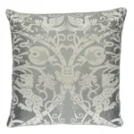 SO8659206 | Dougal Damask Pillow - Mist Schumacher Dougal Damask Pillow in Mist (SO8659206)