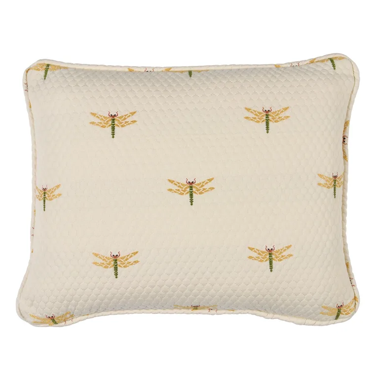 Schumacher Dragonflies Pillow in Ochre (SO8553012)