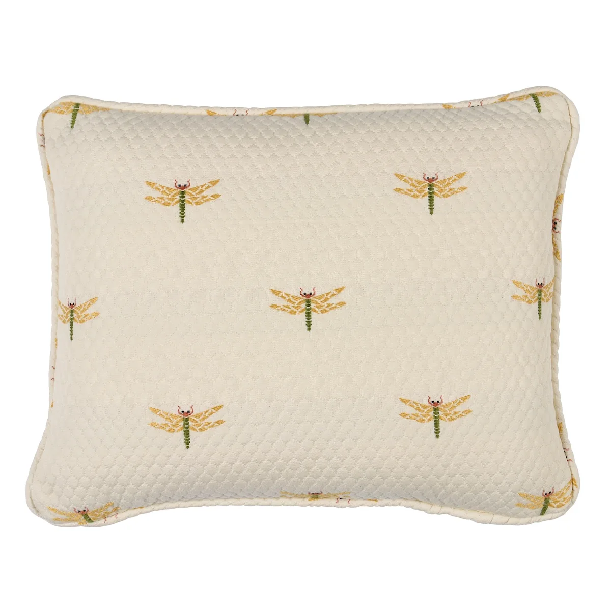 Schumacher Dragonflies Pillow in Ochre (SO8553012)