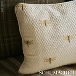 SO8553012 | Dragonflies Pillow - Ochre Schumacher Dragonflies Pillow in Ochre (SO8553012)