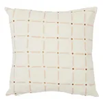 SO0001806 | Drifting Grid Pillow - Petal Schumacher Drifting Grid Pillow in Petal (SO0001806)