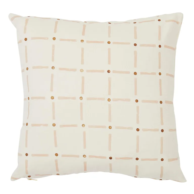 Schumacher Drifting Grid Pillow in Petal (SO0001806)