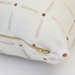SO0001806 | Drifting Grid Pillow - Petal Schumacher Drifting Grid Pillow in Petal (SO0001806)