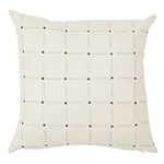 SO0001906 | Drifting Grid Pillow - Sky Schumacher Drifting Grid Pillow in Sky (SO0001906)
