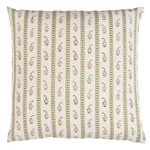 Eddie Hand Block Print Pillow - Green Schumacher Eddie Hand Block Print Pillow in Green