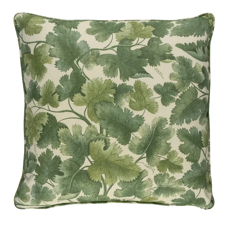 Schumacher Edinburgh Vine Pillow in Forest (SO18279105)