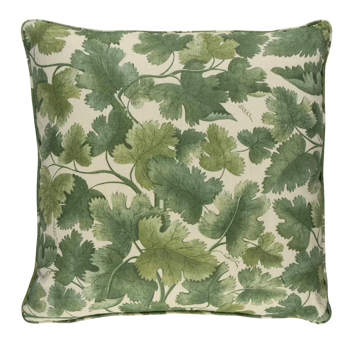 Schumacher Edinburgh Vine Pillow in Forest (SO18279105)
