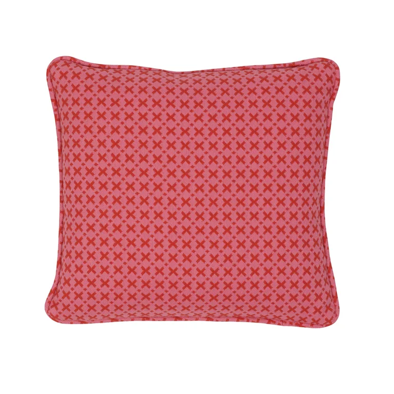 Schumacher Elias Pillow in Red & Pink (SO7720104)