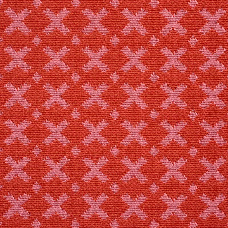 Schumacher Elias Pillow in Red & Pink (SO7720104)