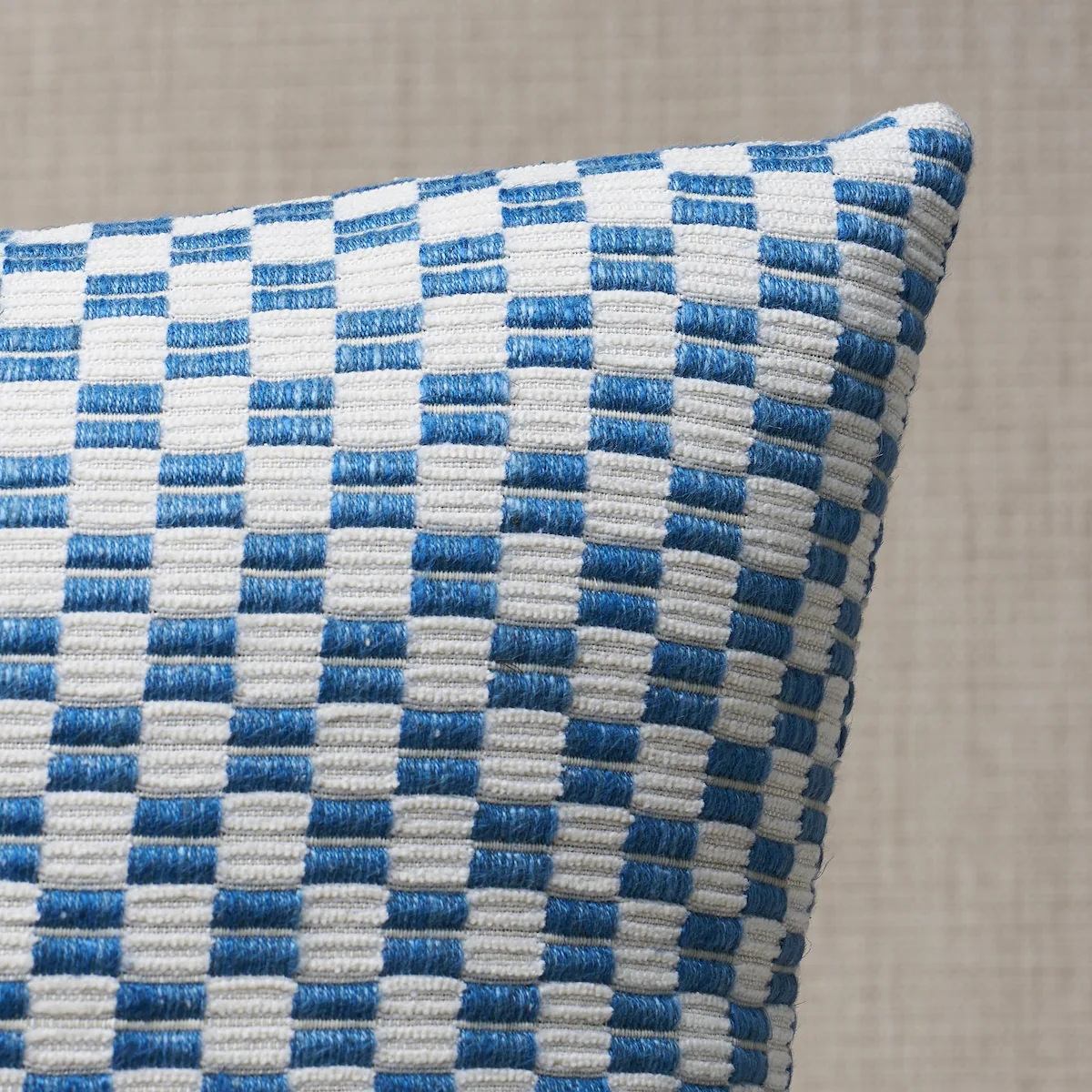 Schumacher Elkhart Pillow in Blue