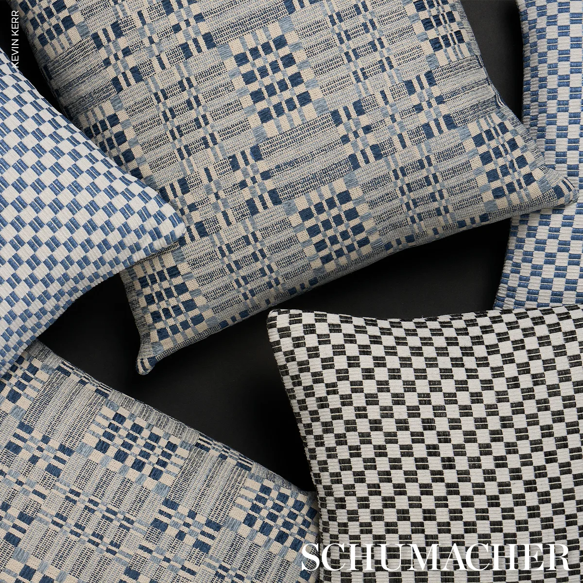 Elkhart Pillow - Blue Schumacher Elkhart Pillow in Blue