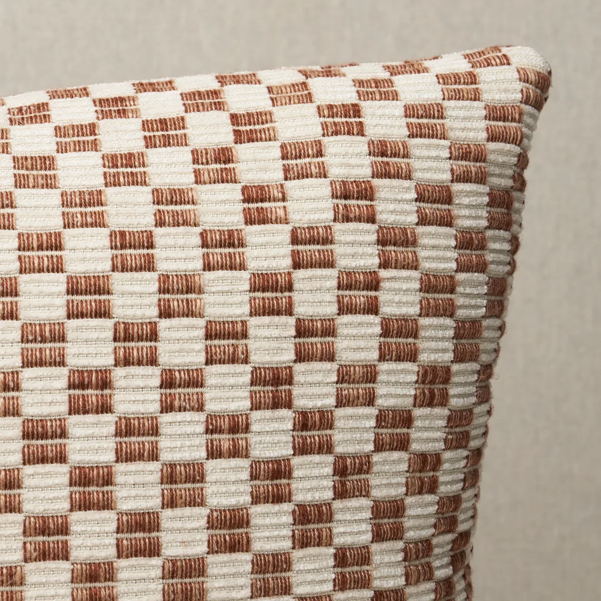 Schumacher Elkhart Pillow in Brown