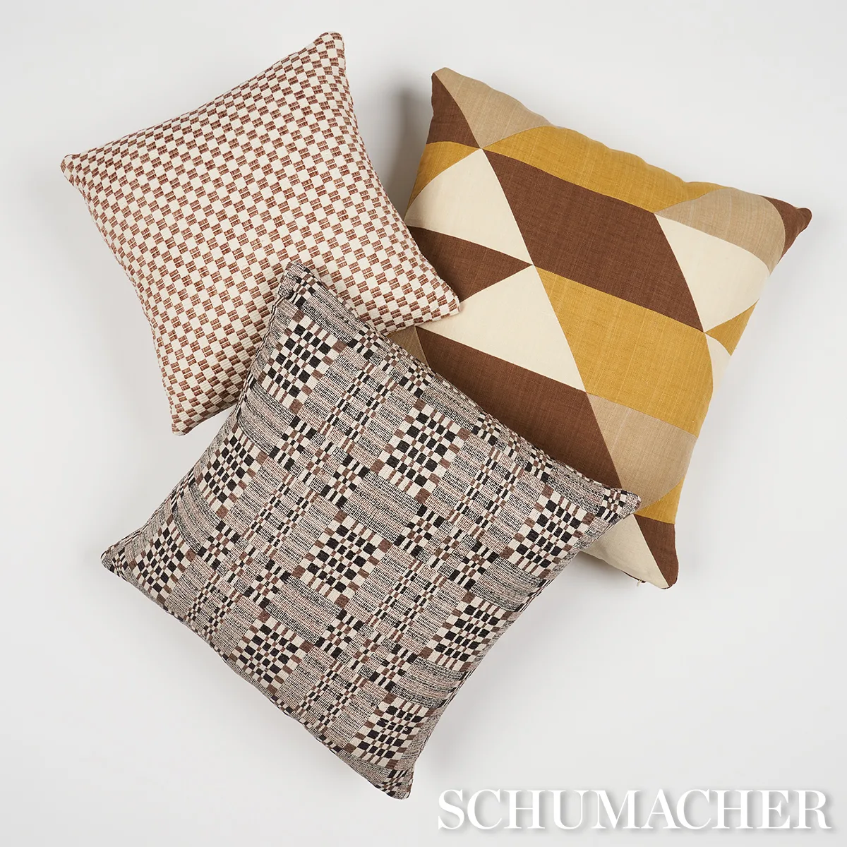 Elkhart Pillow - Brown Schumacher Elkhart Pillow in Brown
