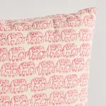 Ellies + Garden Path Pillow - Iron & Rose Schumacher Ellies + Garden Path Pillow in Iron & Rose