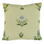 Elmslie Embroidery Pillow - Leaf Schumacher Elmslie Embroidery Pillow in Leaf