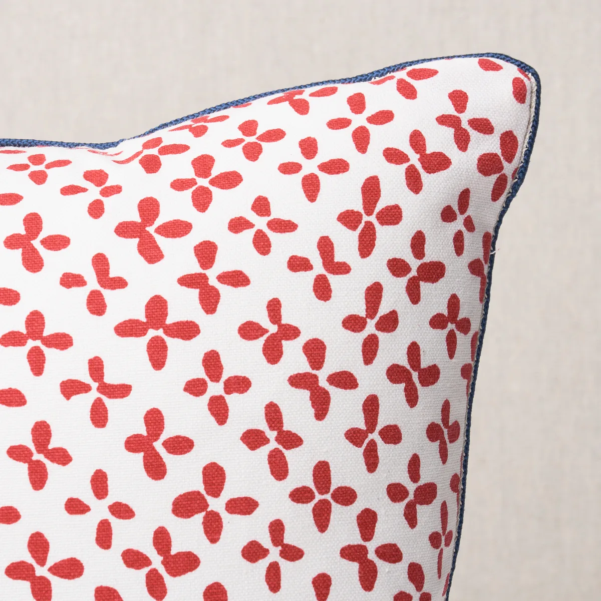 Schumacher Emerson Pillow in Red (SO18038212)