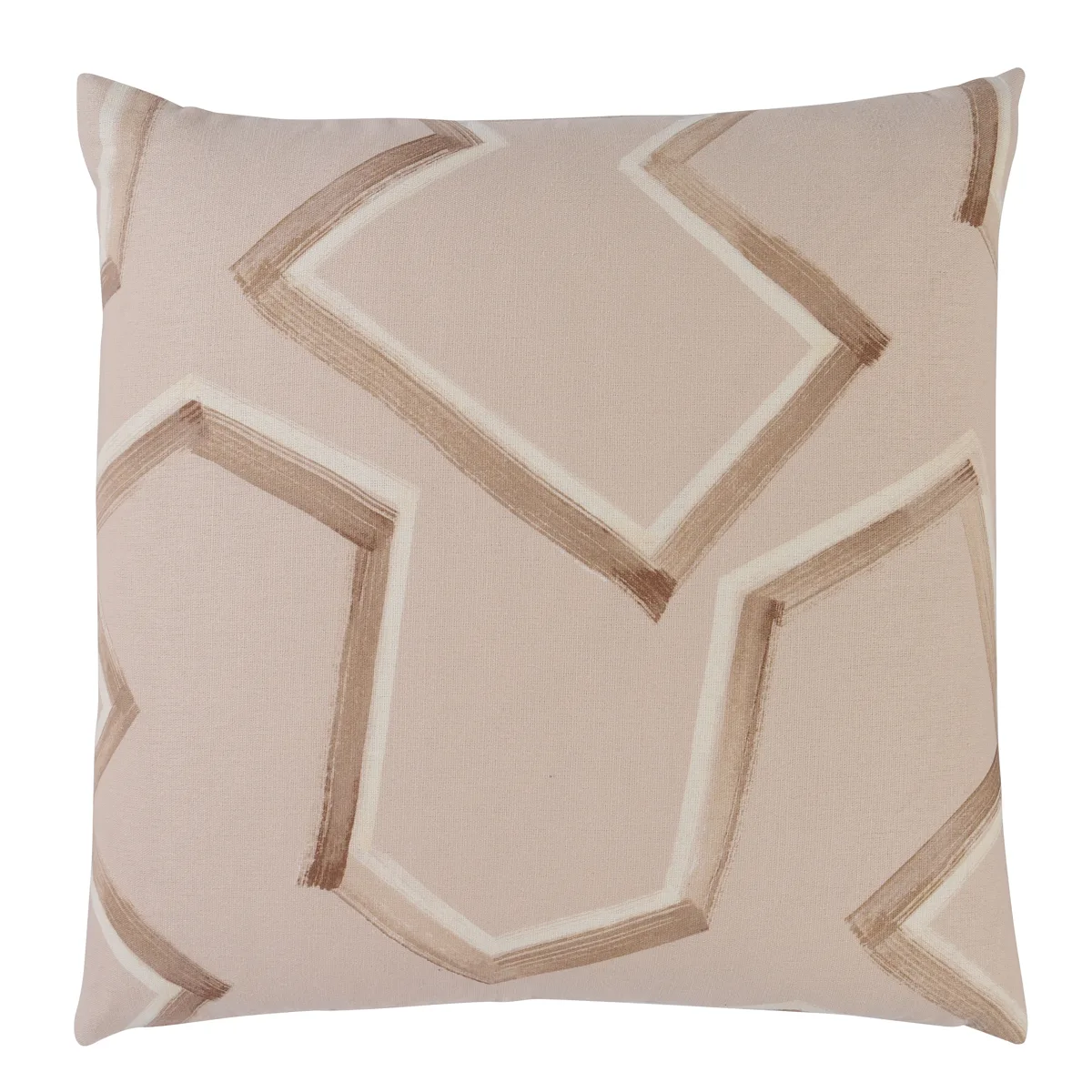 Schumacher Enzo Print Pillow in Sienna (SO18163006)