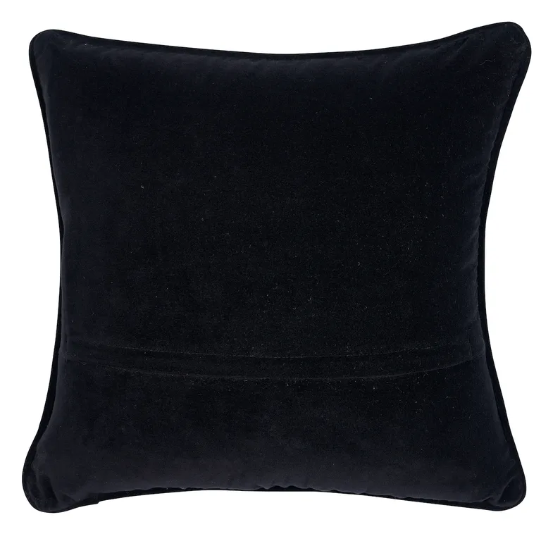 Schumacher Eustace Needlepoint Pillow in Blue (SO0002702)