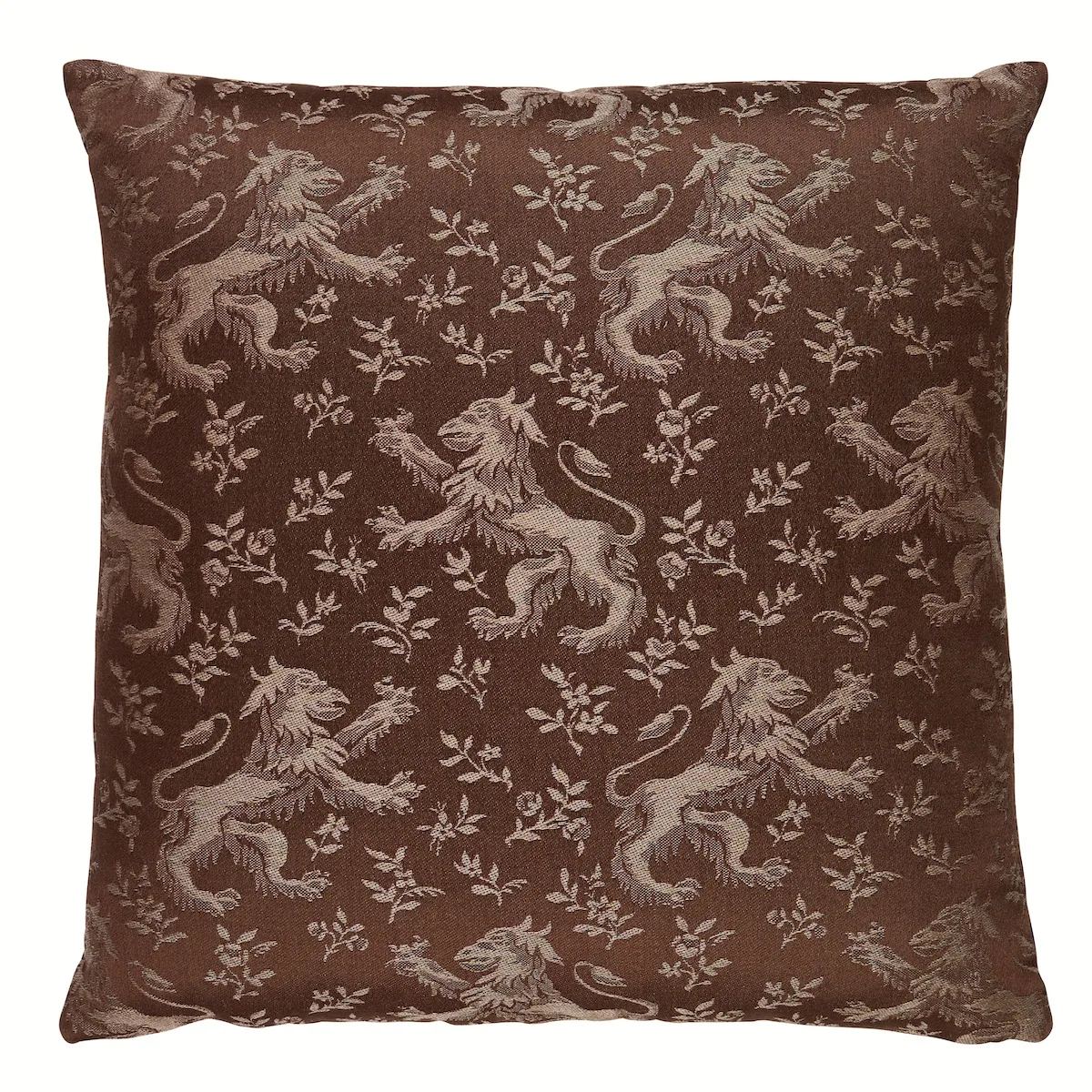 Schumacher Ewan's Beasts Pillow in Brown (SO8754206)