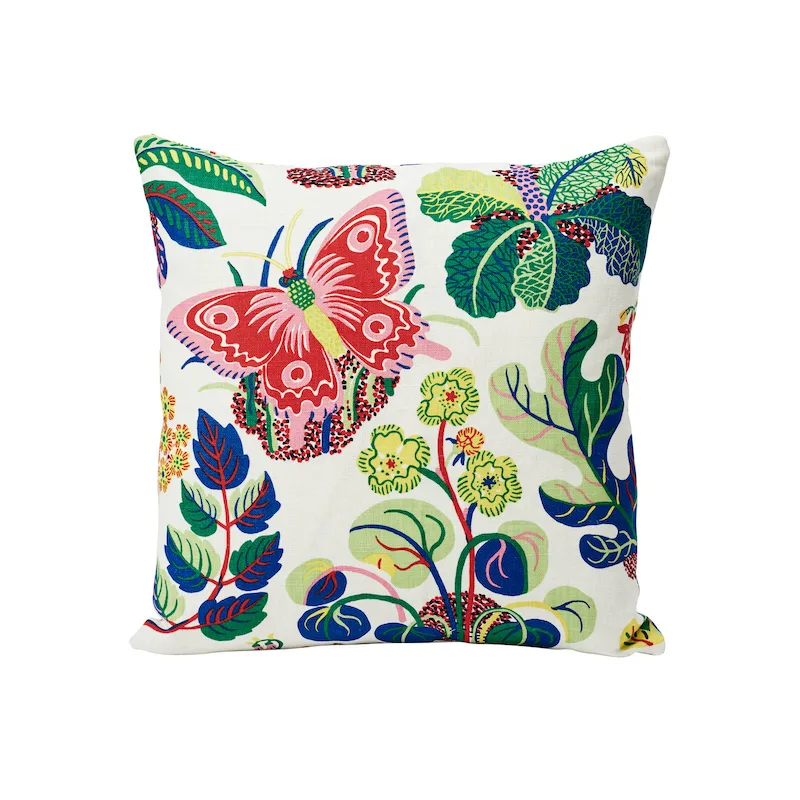 Schumacher Exotic Butterfly Pillow in Spring (SO17618404)