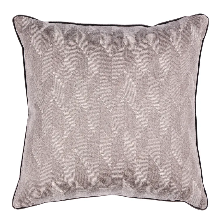 Schumacher Ezra Wool Pillow in Basalt