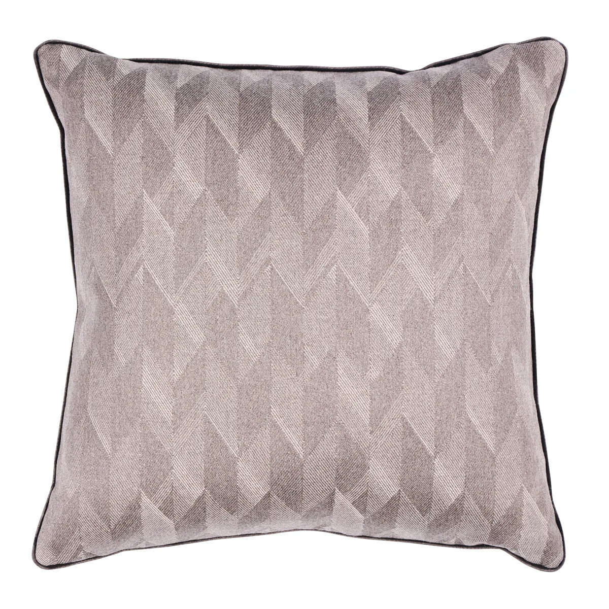 Schumacher Ezra Wool Pillow in Basalt