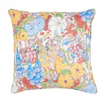 SO18014006 | Fairie Garden Pillow - Yellow & Ivory Schumacher Fairie Garden Pillow in Yellow & Ivory (SO18014006)