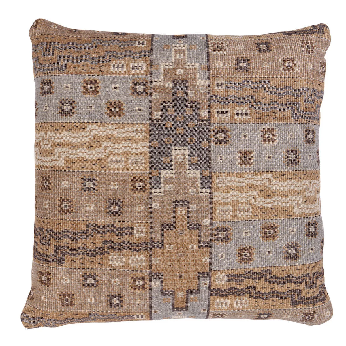 Schumacher Fairuza Flatweave Pillow in Fog (SO8199206)