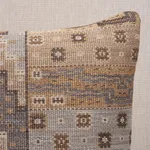 SO8199206 | Fairuza Flatweave Pillow - Fog Schumacher Fairuza Flatweave Pillow in Fog (SO8199206)