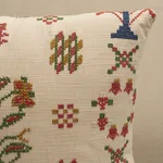 SO8598012 | Fairview Cross Stitch Pillow - Multi Schumacher Fairview Cross Stitch Pillow in Multi (SO8598012)
