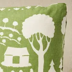 SO18088015 | Farm Scene Pillow - Green Schumacher Farm Scene Pillow in Green (SO18088015)