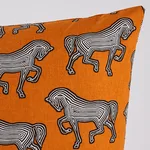SO17801006 | Faubourg Pillow - Orange Schumacher Faubourg Pillow in Orange (SO17801006)