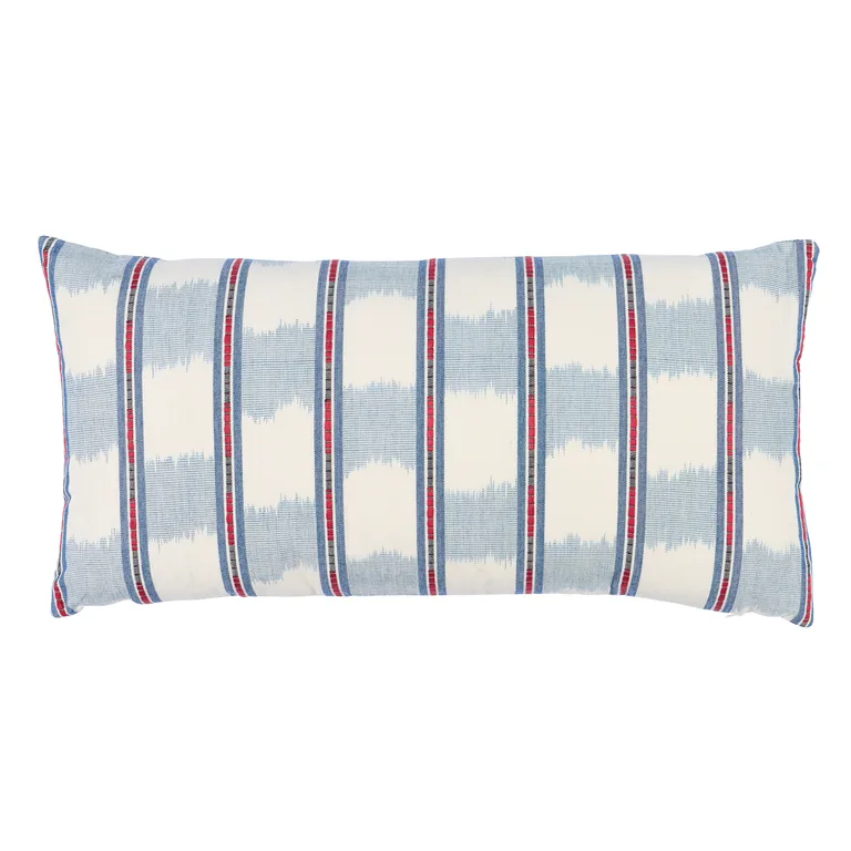 Schumacher Faye Pillow in Chambray (SO8471218)
