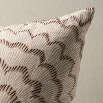 SO18036107 | Feather Bloom Pillow - Dove Schumacher Feather Bloom Pillow in Dove (SO18036107)