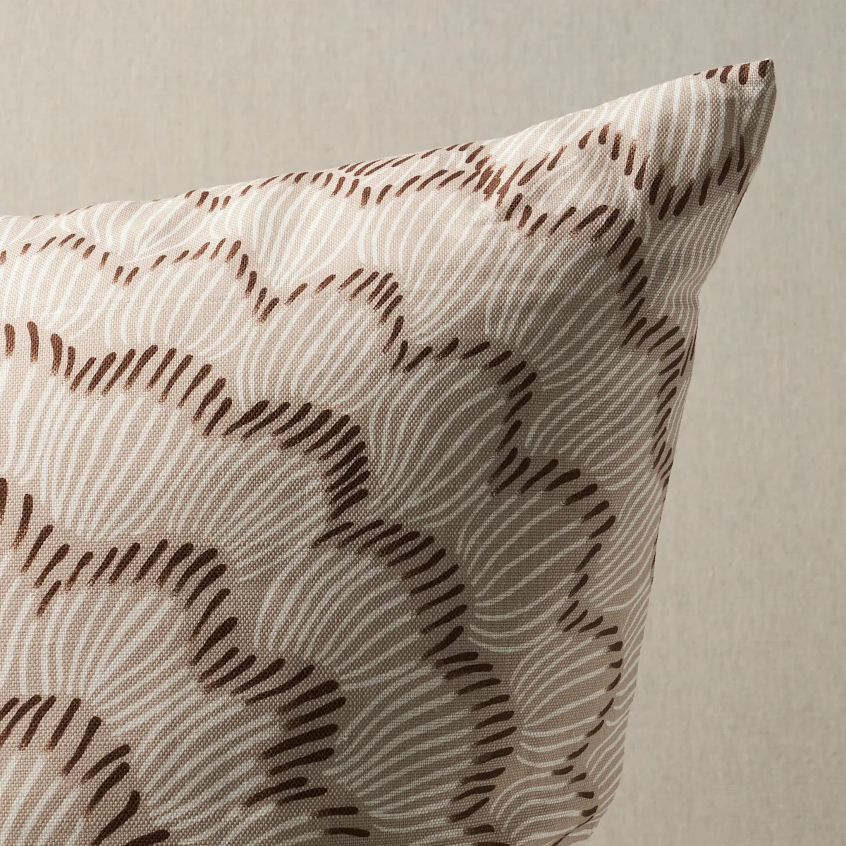 Schumacher Feather Bloom Pillow in Dove (SO18036107)