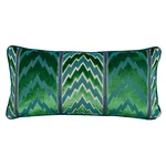 SO7711018 | Florentine Velvet Pillow - Emerald Schumacher Florentine Velvet Pillow in Emerald (SO7711018)