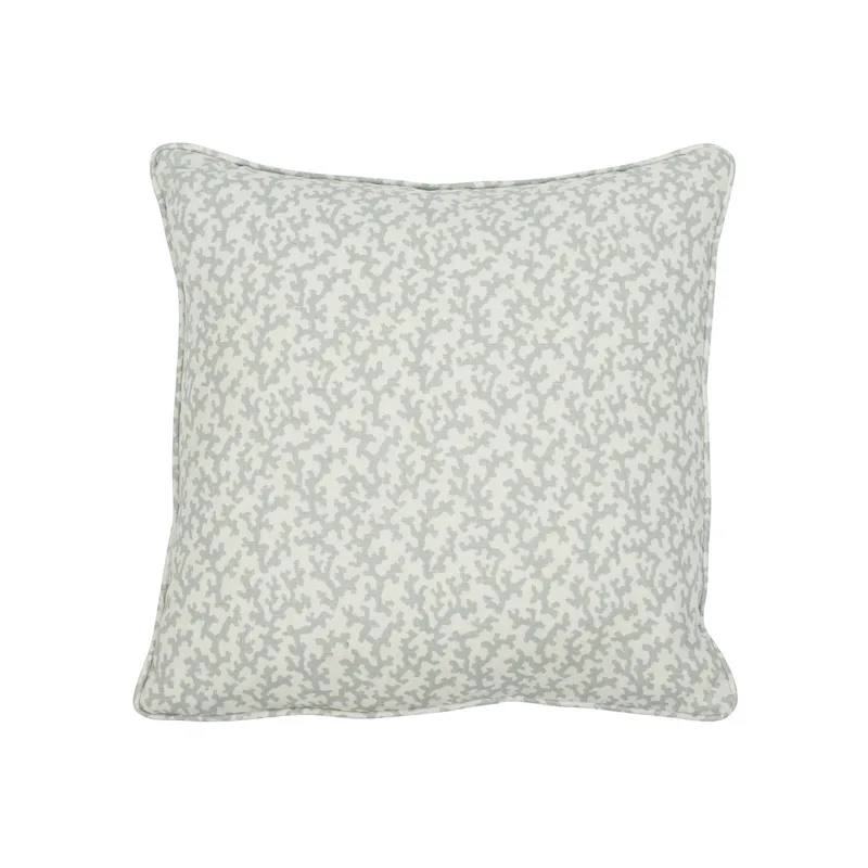 Schumacher Folly Pillow in Orpington Blue