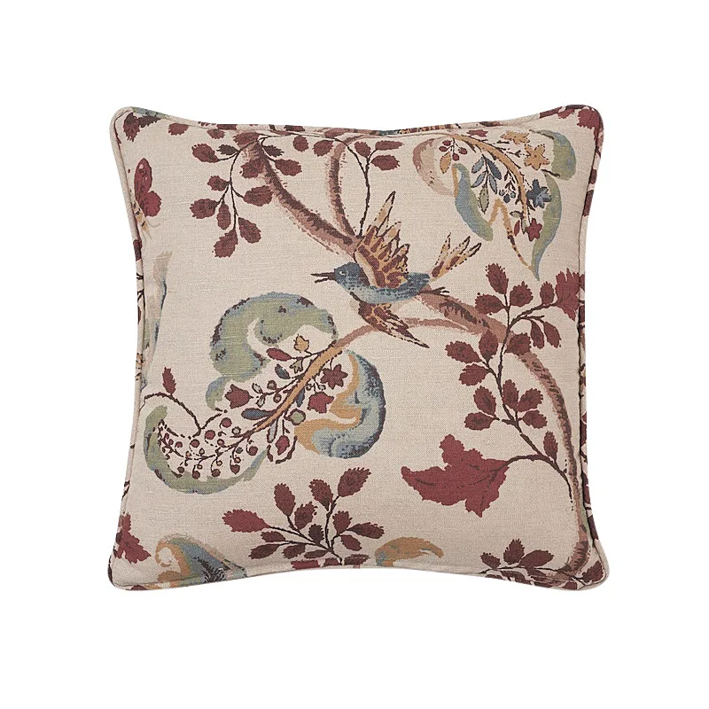 Schumacher Fox Hollow Pillow in Document Natural (SO263964204)