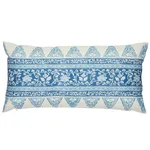 Schumacher Foxglove I/O Pillow in Indigo (SO18072124)