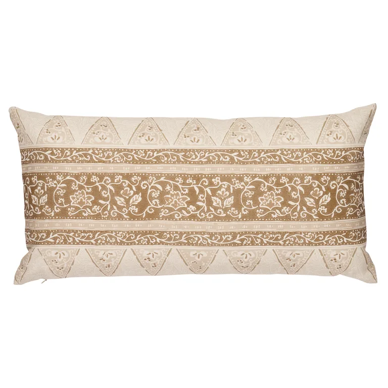 Schumacher Foxglove I/O Pillow in Neutral (SO18072224)