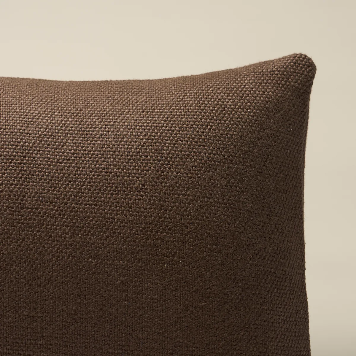 Franc Linen Pillow - Chocolate Schumacher Franc Linen Pillow in Chocolate