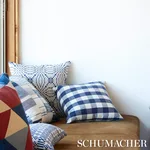 SO8291105 | Francestown Coverlet Pillow - Navy Schumacher Francestown Coverlet Pillow in Navy (SO8291105)