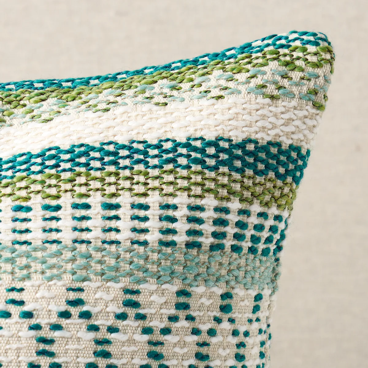 Schumacher Fremont I/O Pillow in Green
