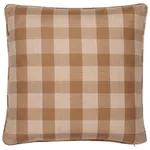 Galt Wool Check Pillow - Coffee Schumacher Galt Wool Check Pillow in Coffee