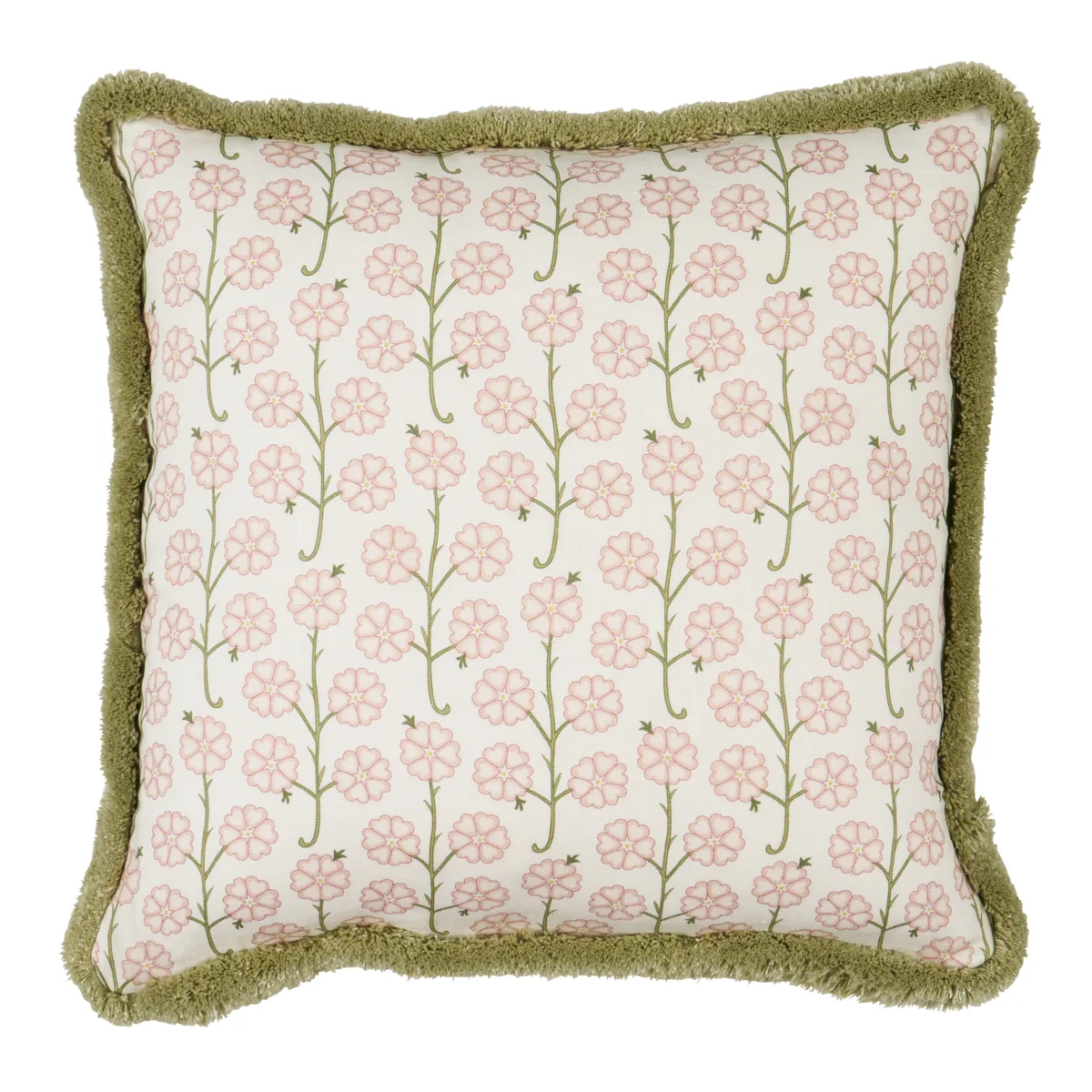 Schumacher Gardenia Pillow in Rose (SO18140103)