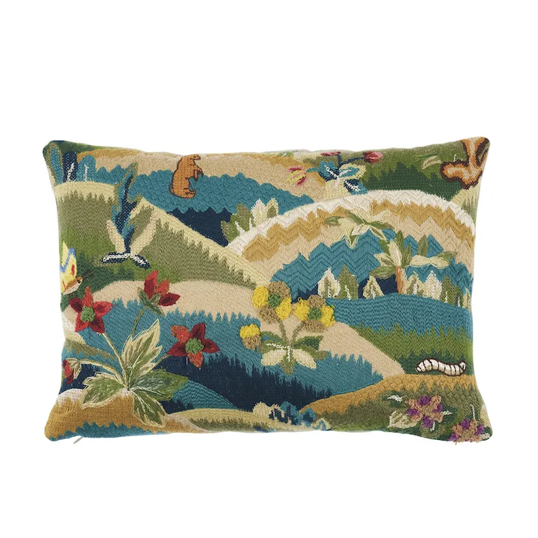 Schumacher Gerry Embroidery Pillow a in Document (SO72450111)